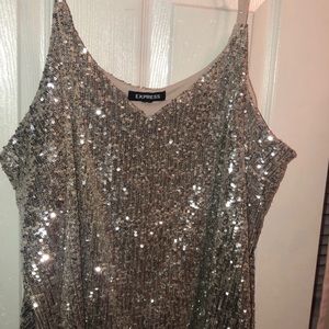Express Sequin Tanktop